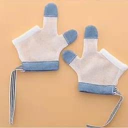 2 Pcs Thumb Sucking Stopper, Anti Baby Thumb Sucking Gloves for Infants and Toddlers Aged 6 2Months to 3 Years, Breathable Finger Protector to Stop Thumb Sucking Habit, Suitable for 18-30 Lbs Kids-image-1