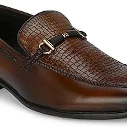 egoss Luxe Premium Genuine Leather Formal Loafer for Office, Wedding, & Parties, Loafers Shoes for Men-picture-14