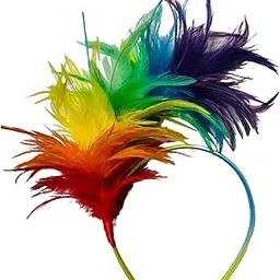 club bollywood BNF®Feather Headband Hair Band Vintage for Festivals Stage Performance A|1 Piece Headband|Clothing Shoes & Accessories-picture-24