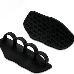 Brevynx Anti-Slip Workout Fitness Grips Pad for Weightlifting, Powerlifting and Calisthenics, Alternative to Workout Gloves, No More Sweaty Gym Gloves (Black)-image-67