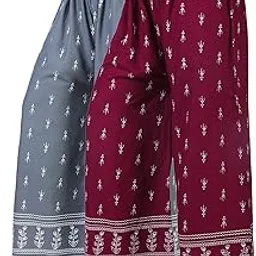 4k fashion Western Woman's Fit Relaxed Palazzo Bottom-picture-47