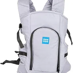 Mee Mee Comfy New Born Baby Carrier With 4 Baby carrying Modes Lightweight & Adjustable | Neck Support Baby Sling Carrier with Padded waist Support and shoulder support straps | safety buckle for 0 to 2 Years (Light Grey)-picture-14