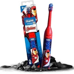 Oral-B Kids Iron Man Battery Electric Toothbrush, 90 Day Battery, 2 Year Warranty by Oral-B, IPX7 Water Resistant, Soft Bristles, Removes 100% More Plaque, 3+ Years-picture-21