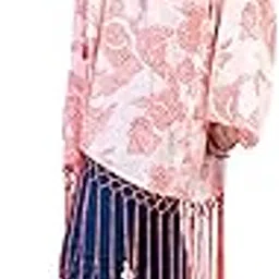 Coquet Women’s Cotton Printed Sheer/Short Kaftan – Lightweight Ethnic Wear with Elegant Print, Comfortable Daily & Casual Outfit-image-73