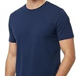 hilbert threads Premium Cotton Crew Neck T-Shirt, Navy Blue, Classic Fit, Casual Wear-picture-39