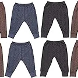 tubination Woolen Pajami Kids Multicolor Plain Winter Pajami Legging (Pack of 12)-picture-56