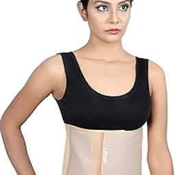 Wonder Care Abdominal Belt post delivery binder post operative care compression tummy trimmer reducer belt adjustable with hook and loop fastener (S)-picture-14