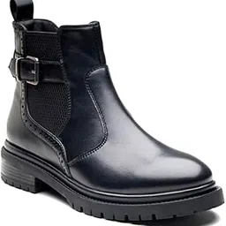 michael angelo Women's Biker Boots Lace up Mid Calf Motorcycle Fashion Festival Boots Combat Riding Military-picture-15