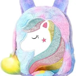 Unicorn Toddler Bag Princess Cute Crossbody Handbag for Girls Small Backpack Kids Gift for Toddlers Birthday Party School Travel Adorable Fashion Accessory-image-1