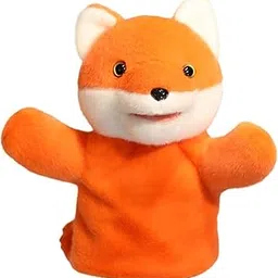 ZOOMELLA Plush Animal Hand Puppet Soft Role Play Realistic Jokes Storytelling Puppets Fox-image-94