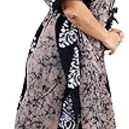 Women's Cotton Floral Kaftan Nighty Maxi Gown (OK_Free Size)-image-16