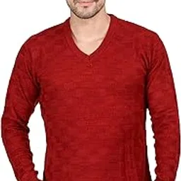 mont connett Men Woolen Round Neck Solid Self Design Pullover Heavy Rainbow Fabric Winter Wear 100% Pure Wool Cardigan for Men Long Coaty Fully Warm Heavy Pullover Free Sizes-picture-54