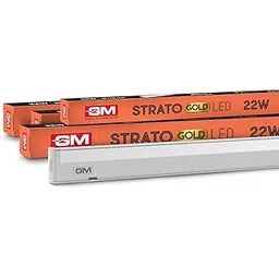 GM Strato Gold LED Batten Tube Light, 100 Lumens Per Watt, 6500K, Long Life, Anti-Glare Diffuser, Fluctuation Proof (4, 22 Watt)-picture-10