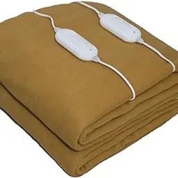 Premium Polar Electric Bed Warmer - Electric Under Blanket - Double Bed Size (60X60) Inch with 3 Heat Settings & Dual Safety with Over Heat Protection, 6 Years Warranty | Camel-image-44