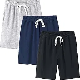 the bottom store Men's Cotton Casual Shorts | (Pack of 3)-picture-30