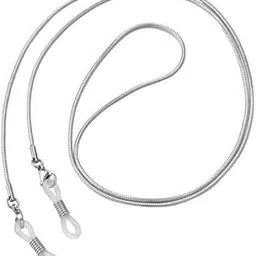 enakshi (label) 2xMetal Steel Eyeglass Cord Sunglasses Spectacles Chain Holder Silver|Health & Beauty | Vision Care | Eyeglass Straps & Cords image 1