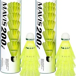 Yonex Mavis 200I Nylon Shuttlecock Combo (Set Of 2), Yellow-picture-32