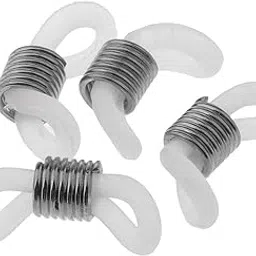 Bnf® 50Pcs Rubber Metal Ends Connectors Retainers Holder for Eyeglass Chain Silver|Jewelry Connectors & Bails-image-74