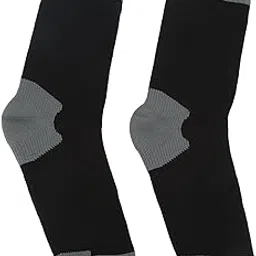 Outdoor Warm Socks Waterproof Warm Breathable Windproof Camping Socks (Black Grey)-picture-24