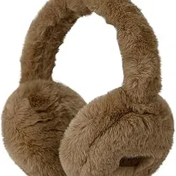 Winter Outdoor Wear Adjustable Size Ear Muffs/Warmer for Kids, Girls and Women, Ideal Head/Hair Accessory. Foldable & can fit in your Handbag, Travelling & Casual wear (Brown)-image-72