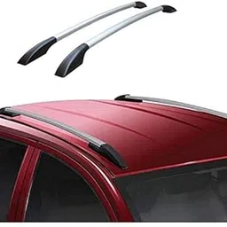 YASH ENTERPRRIES Silver Metal Roof Rails with 3m Tape Without Drill (Set of - 2) for - Datsun REDIGO-picture-26