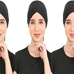 Pack Of-3 Turban Design layer Muslim Women Under Hijab Cap-picture-43