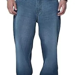 hubberholme Men Blue Cotton Straight Fit Casual Jeans-picture-36