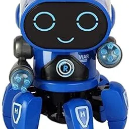 APNA STORE Bot Robot Pioneer | Colorful Lights and Music | All Direction Movement | Dancing Robot Toys for Boys and Girls | Blue Color-picture-49
