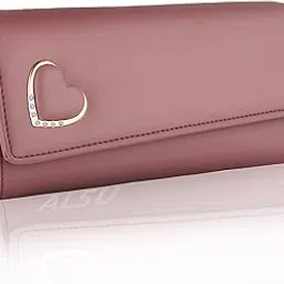 alsu Women's Hand Wallet Purse Clutch | Phone Pocket | Coin Pocket | 4 Card Slots (Peach)-picture-14