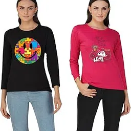 chozi Full Sleeve Women Fancy Printed T-Shirt FULLSLEEVE-COMBO-CHOZI-5675-picture-11