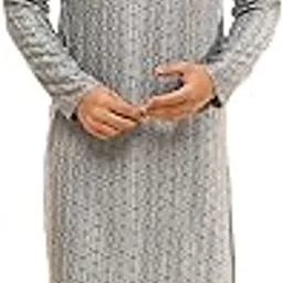 sojanya (Since 1958 Men's Cotton Rayon Shiny Thread Sequinned Kurta Set | Traditional Outfit for Navratri, Garba & Puja-picture-20