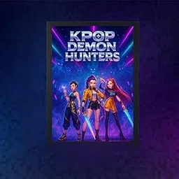 CREO MEDIA K-Pop Themed Wall Art Frame|33.65 x 24.76 cm| Black Frame with Glossy PVC Sheet| Ready to Hang| K-Pop Demon Hunter Poster Framed-picture-14