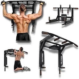 FIRE FITNESS wall mount pull-up bar with non-slip grip station for home training equipments for men pull up bar home training product like dips station,dips bar and streangth training-picture-20