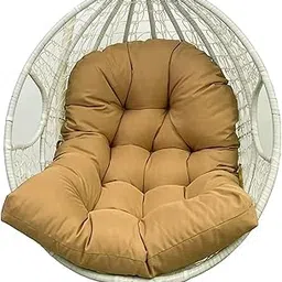 Meiiron Outdoor Patio Hanging Chair Hammock Swing Egg Chair Cushion, Stand Rattan Hanging Egg Chair Cushion Pads Indoor/Outdoor Hanging Chair Pad for Patio Bedroom Balcony(Style 3) image 1