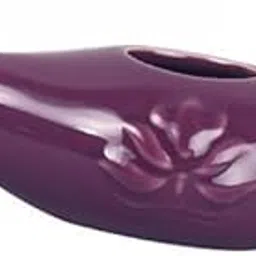 LOOM TREE® 3Xceramic Neti Pot Nose Cleaner For Nasal Cleansing Nasal Rinsing Removes Dust Violet | Natural & Alternative Remedies | Neti Pots & Cleansers-image-29