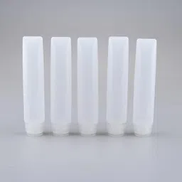 UJEAVETTE® 5x Empty Refillable Bottles Squeeze Tubes for Travel Lotions Wash Shampoo 50g-image-74