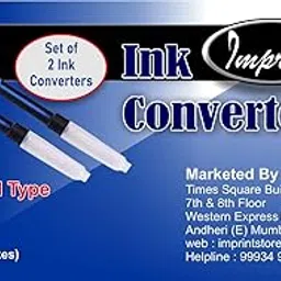 Imprint Fountain Pen Ink Converter Pack of 2(Push/Pull Type), Universal Converter-picture-11