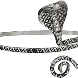el regalo Oxidized German Silver Snake Armlet/Arm-bracelet/Bajuband for Girls & Women | Serpent Arm Bracelet-picture-52