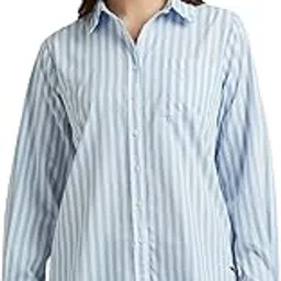 pepe jeans Women's Striped Regular Fit Shirt-picture-45