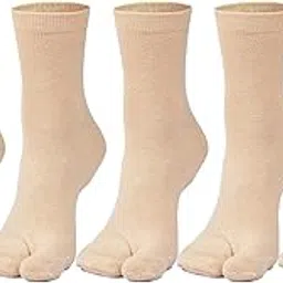 queery Women's Cotton Ankle Length Toe Socks - Pack of 5 (Skin Color)-picture-40
