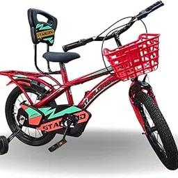 SAC MTB Starlord 16T Kids Cycle with Training Wheels, Basket & Backrest | 16 Inch Kids Bicycle for Boys & Girls (Age 4–7 Years)-image-33