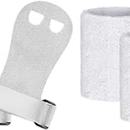 Bnf®Kids Gymnastics Hand Grips with Wristbands for Weightlifting Multifunctional White L|Sporting Goods | Team Sports |1 Pair of Gymnastic Grips-picture-37