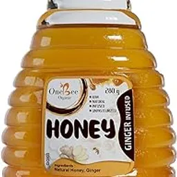 ONE BEE ORGANIC | Ginger/Ginger Honey | Natural Infused Honey - 280 GM.-picture-20