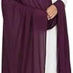 Dark Purple Cotton Dupatta with Pom Pom Border | Lightweight Soft Cotton Stole | Stylish Ethnic & Casual Wear Dupatta for Women & Girls-image-75
