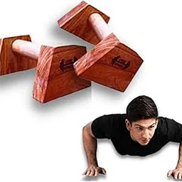 FIRE FITNESS wooden push-up bar with Non-Slip Mat dips bar for gym equipments for men Handstand Parallettes Bars Strength Training gym equipment set for home workout-picture-19
