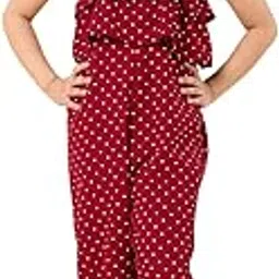a.t.u.n. (all things uber nice) Girls Polka Dot Ruffle Capri Length Jumpsuit-picture-17