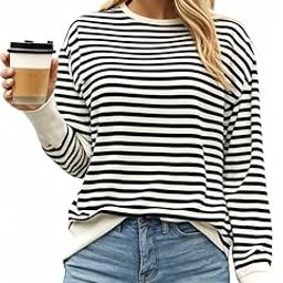 mack jonney VIMAL JONNEY Women Striped T-Shirt || T-Shirt for Women || Full Sleeve T Shirt || T-Shirt-VIMAL640620-picture-27