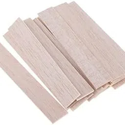 SHOPORA 2xNatural Round Balsa Wood Woodcraft Flat Sticks Dowel 20 Pieces 110mm Crafts | Multi-Purpose Craft Supplies | Crafting Pieces | Wooden Pieces-picture-27