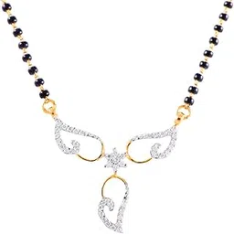 joyalukkas Bandhan collection 18k Yellow Gold and Diamond Pendant-picture-46