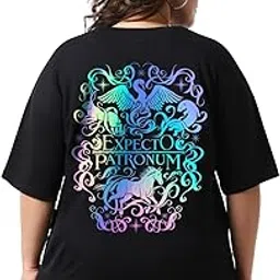 bewakoof Official Disney Merchandise Women's Graphic Printed Boyfriend Fit Half Sleeve Round Neck Cotton Jersey Oversized Fit T-Shirt-picture-28
